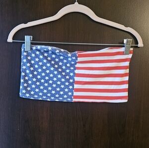 Patriotic American Flag Tube Top!
